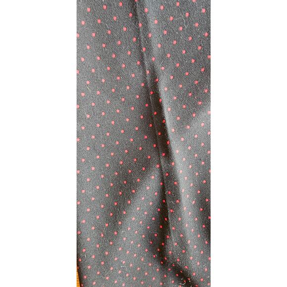 Talbots Black With Red Polka Dots High‎ Waist Tailored Ankle Pants 14W Petite - Picture 2 of 5